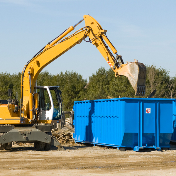 what are the rental fees for a residential dumpster in West Deptford